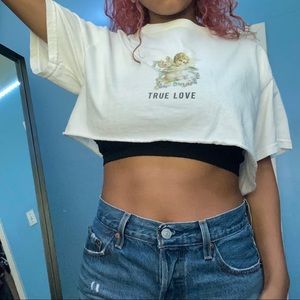 Pretty Little Thing Angel Crop Top